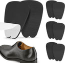 COMFWALK Felt Tongue Pads for Shoes - Soft Self-Adhesive Shoe Inserts - Black, 3 Pairs — 1