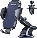 andobil Car Phone Holder, True Military-Grade 95+LBS Strongest Suction Cell Phone Mount for Car Dashboard Windshield Vent Easy Clamp Truck Cradle Stand for iPhone 18 Pro Max 17 16 15 14 13 Android | Blue photo 1