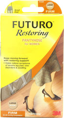 Futuro Pantyhose for Women, Nude, Large, Firm (20-30 mm/Hg) — 1
