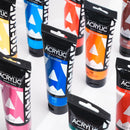 AUREUO Cadmium Orange Hue Acrylic Paint, 4 fl oz / 120ml, 1 Tube | 4 Fl Oz (Pack of 1) — 6