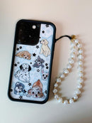 Drawwind Phone Charm Strap Cute Wrist Straps Cell Phone Charm String Y2K Aesthetic Lanyard Wristlet Chain for Case Camera AirPods Bags Keychains (Classic Pearl) photo 2