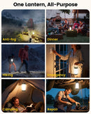 Glocusent LED Rechargeable Camping Lantern, Camping Light with 5000mAh | Green — 7