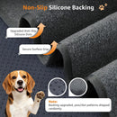 LOOBANI 2 Packs Extra Large Reusable Dog Mat for Floor, Non-Slip Washable Pee Pads for Dogs, Fast Absorbent Pet Whelping Pads, Puppy Playpen Mat for Incontinence, Housebreak, Crate, 36"x48", Gray — 3
