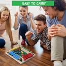 Wooden Shut The Box Game - Classic Dice & Puzzle Game for Families and Parties - Ideal Educational to Boost Math Skills — 4