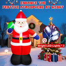 Danxilu 5FT Christmas Inflatables Santa Claus with Gift Bag Outdoor Decor — 3