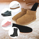 riemot Lamb's Wool Insoles,Fall and Winter Warm Shoe Inserts for Sneakers,Work Shoes,Hiking Shoes,Breathable and Comfortable Replaceable Sole Insoles for Women/Men,Black EU39/US6 — 5