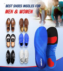 NEUPU 240+lbs Heavy Duty High Arch Support Orthotic Insoles for Plantar…