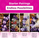 Bezente Metallic Purple Latex Party Balloons 150 Pack 5 inch | 12-purple-s119 | 5inch (Small) — 4