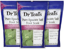Dr. Teal's Peppermint Foot Soak Gift Set (3 Pack, 2lb Ea.) - Revitalize & Refresh Cooling Peppermint with Essential Oils Blended with Pure Epsom Salt - Ease Aches & Pains, Baking Soda Eliminates Odor — 1
