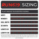 Run 619 Zero Drop Shoe Insoles | Wide Width | 6mm Firm Flat Inserts — 6