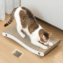 Cat Scratcher, Durable Scratch Pad, Corrugated Cardboard Scratching Board for Indoor Cats, Heavy Duty, Double-Sided Usability, Recyclable, with Catnip, Medium, 1 Pack — 1