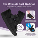 BraceAbility Post Op Shoe - Adjustable Orthopedic Medical Walking Boot for Broken Foot, Broken Toe, Stress Fracture and Injuries, Universal Cast Shoe for Men and Women After Foot Surgery (L - Female) — 3