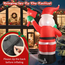 6 FT Christmas Inflatable Santa Claus Outdoor Decorations with Built-In LEDs, Blow-Up Santa for Yard Decorations, Inflatable Xmas Decorations for Christmas Indoor, Outdoor, Garden, Lawn, Winter Decor. — 6