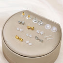 Nkwuire 12 Styles 600 Pcs Earring Backs for Studs, Clear Plastic Earrings Metal Rubber Silicone Earring Backs Bullet… — 4