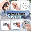5 Pcs Fidget Toys for Adults & Teens Magnetic Putty Beads Cool Gadgets Slider Metal Fidgets Spinners Cube Office Desk Sensory Toy for Autism ADHD Stress Relief Set Anxiety Items Gift for Teen Boys — 4