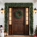 9FT Christmas Cedar Pine Garlands Realistic, Real Touch Winter Xmas Garland, Christmas Decorations Indoor Outdoor, Artificial Holiday Decor Faux Greenery for Mantle, Fireplace, Table — 8