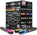 Loddie Doddie Chalk Markers, Liquid Chalk Pens, Reversible Tips, 24 Pack | 1 Count (Pack of 24) — 1