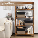 Goodpick Woven Storage Basket for Shelves, 13" x 10" x 9", Black Jute — 2