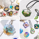 LET'S RESIN Keychain Resin Molds Silicone, 16 Cavity Pendant Casting Mold — 7