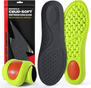 4D Cloud Insoles Men Women Relieve Foot Pain, Soft Anti-Fatigue, Cushioning - Black — 1