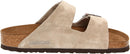 Birkenstock womens ArizonaSandal – Taupe Suede Soft Footbed — 3