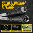 BIONIC STEEL 50 Ft Metal Garden Hose with Sprayer Nozzle | 50' — 8