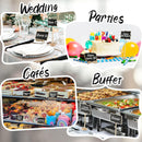 Mini Chalkboard Signs, 30 Pack Framed Small Chalk Board Food Labels with Easel Stand for Party Buffet or Wedding Celebration, Wooden Blackboard as Place Cards for Table Setting or Numbers (30) — 6