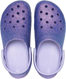 Crocs Women's Classic Platform Glitter Clog, Purple Moon, 7 — 4
