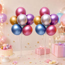 JOYYPOP 4 Sets Balloon Stand Kit For Table, Balloon Sticks with Bases | 4 Pack Clear — 3