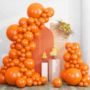 RUBFAC 135pcs Orange Balloons Different Sizes 18 12 10 5 Inches, Burnt Orange Fall Balloon Arch Kit Garland for Halloween Party Thanksgiving Baby Shower Birthday Decoration — 1