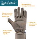 COOLJOB Thorn Proof Rose Pruning Garden Gloves for Men, Long Sleeve Padded…