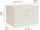 StorageWorks Fabric Storage Bins with Lids, Closet Storage Bins — 2