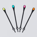 HICKIES Tie-Free Laces | Black Sprinkles (Multicolored Heads) — 5
