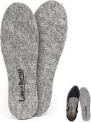 Lord of Battles Wool Felt Insoles for Boots and Shoes, Warm Breathable Felt Shoe Inserts, Winter Insoles for Men and Women (41) — 1
