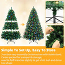 Pre-Lit Christmas Tree 6FT, 856 PVC Tip for Home Holiday Decor — 5