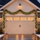 Janinka 15 ft Large Christmas Garage Garland with 100 LED Light 13 Hooks — 1