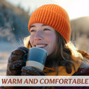 Wool Fisherman Beanies for Men Women Short Cuff Knit Beanie — 6