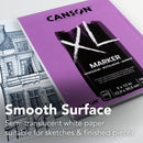 Canson XL Series Marker Paper, Foldover Pad, 9x12 inches, 100 Sheets (18lb/70g) - Artist Paper for Adults and Students — 3