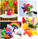 White 260 Balloons, Thickening Long Balloons for Tying Arch, Twisting Latex Animals Magic Modeling Skinny Birthday Balloons for Kid‘s Party Wedding Decoartion 100pcs — 8