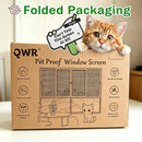 QWR Pet Proof Window Screen Replacement Kit, 39"x118" Durable High Hardness Screen Mesh Replacement Window Screens Repair Kit for Sliding Screen Door,Patio and Windows.(Folded Package with Tool Kit) — 2