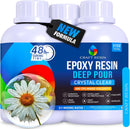 Craft Resin Deep Pour Epoxy Resin Kit. 2” Pours, Crystal Clear - 51 Oz — 1
