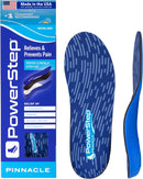 PowerStep Pinnacle Insoles, Plantar Fasciitis Relief (M 10-10.5, W 12-12.5) - Blue — 1