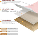 Self Adhesive Felt Sheet - Adhesive Backed Felt for Drawer/Jewelry Box Liner (13" x 60", Pink) | 13"W x 60"L — 2