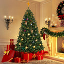 Yaheetech 6ft Pre-lit Christmas Tree with 300 Warm White Lights, Green — 2