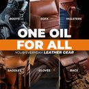 Leather Boot Oil for Work & Cowboy Boots – Deep-Conditioning Formula, Restore and Protects Dry, Cracked Leather Boots & Shoes - 16oz — 6