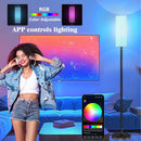 Qaubauyt Smart LED Floor Lamp with APP Control & RGB Colors - Dimmable Standing Lamp for Living Room, Bedroom,… — 4