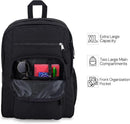 JanSport Laptop Backpack - Computer Bag with 2 Compartments, Ergonomic Shoulder Straps, 15” Laptop Sleeve, Haul Handle - Black | One Size — 6
