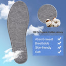 2 Pair -Shoe Inserts for Mens Memory Foam Insoles,Replacement Insoles for Work Boots Running Shoes, Cushion Shock Absorbing for Foot Pain Relief, Comfort Breathable Inner Soles 44Eu,US11 - Black/Grey — 4