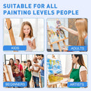 ESRICH 48 Pack Canvas Boards for Painting, Paint Canvas for Adults & Kids | 48 Pack(4x4 4x6 5x6 6x6 8x10 10x10 9x12 11x14) — 5