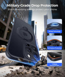 FNTCASE for iPhone 16 Pro Max Case with 360 Spin Magnetic Stand Black photo 6